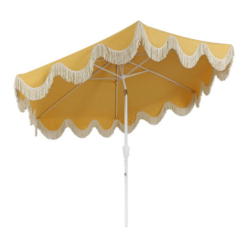 Collins 9 ft. Classic Cottage Tassel Market Patio Umbrella